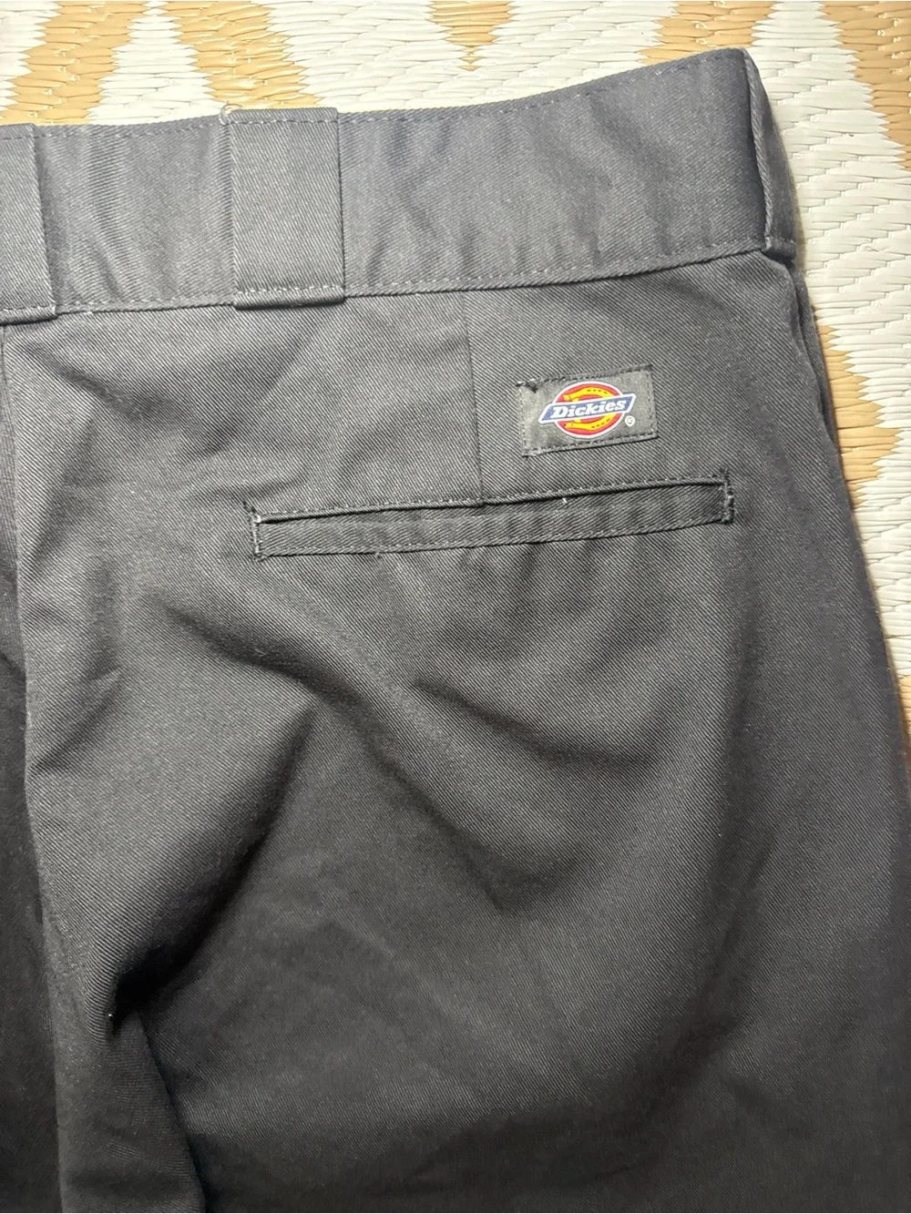 Dickies 874 Original Fit Workwear Pants Black 36x34 Twill Cotton/Poly 874BK